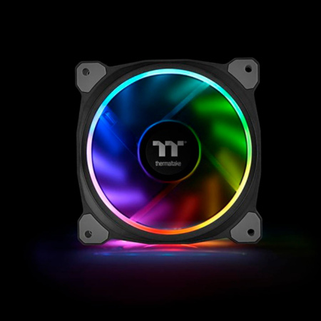 Кулер для компьютерного корпуса Thermaltake Riing Plus 14 RGB Radiator Fan TT Premium Edition (3-Fan в интернет магазине Stels.kz