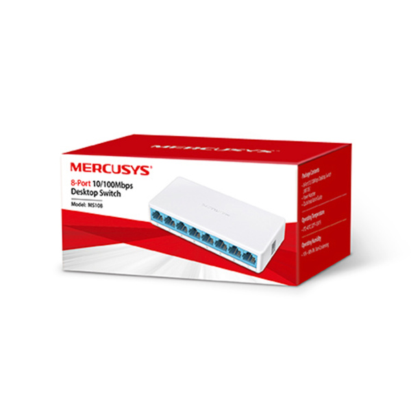 Купить не дорого Коммутатор Mercusys MS108 в интернет магазине Stels.kz Коммутатор Mercusys MS108 в интернет магазине Stels.kz