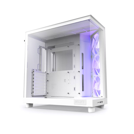 Компьютерный корпус NZXT H6 Flow RGB CC-H61FW-R1 White без Б/П в интернет магазине Stels.kz