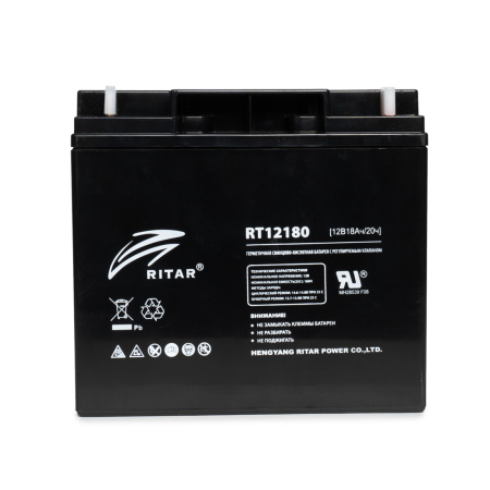 Купить не дорого Аккумуляторная батарея Ritar RT12180 12В 18 Ач в интернет магазине Stels.kz Аккумуляторная батарея Ritar RT12180 12В 18 Ач в интернет магазине Stels.kz