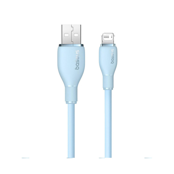 Интерфейсный кабель Baseus Pudding USB to iP 2.4A 1.2m Blue(P10355700311-B1) в интернет магазине Stels.kz