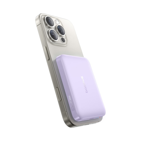 Портативный внешний аккумулятор Baseus EnerFill FM11 Ultra-Mini 10000mAh 22.5W Purple (P1008210E513- в интернет магазине Stels.kz