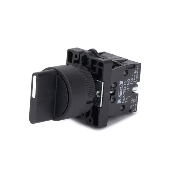 Переключатель 3 поз. Himel 2НО чёрный фиксируемый