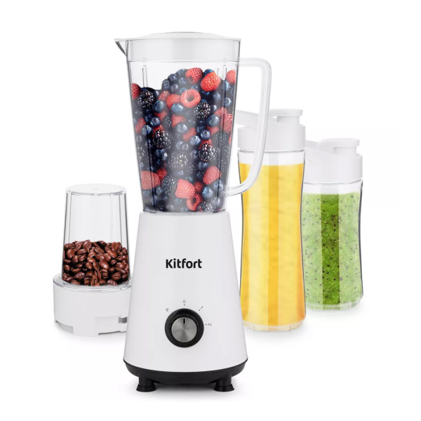 Стационарный блендер Kitfort КТ-1340-1 белый Стационарный блендер Kitfort КТ-1340-1 белый