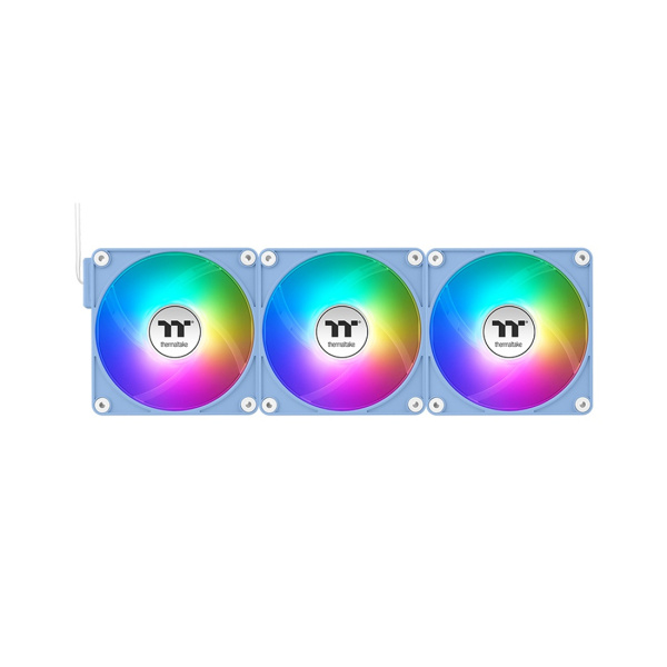 Кулер для компьютерного корпуса Thermaltake CT120 ARGB Sync PC Cooling Fan Hydrangea Blue (3 pack) в интернет магазине Stels.kz