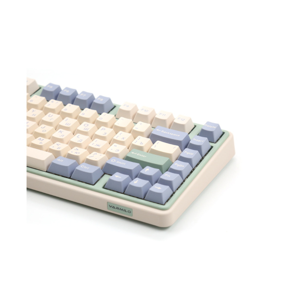 Купить не дорого Клавиатура Varmilo Eucalyptus VXT81 Cherry Mx Silent Red в интернет магазине Stels.kz Клавиатура Varmilo Eucalyptus VXT81 Cherry Mx Silent Red в интернет магазине Stels.kz