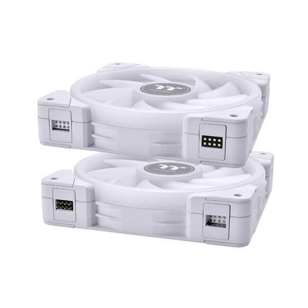 Кулер для компьютерного корпуса Thermaltake SWAFAN EX14 RGB PC Cooling Fan White (3-Fan Pack) в интернет магазине Stels.kz