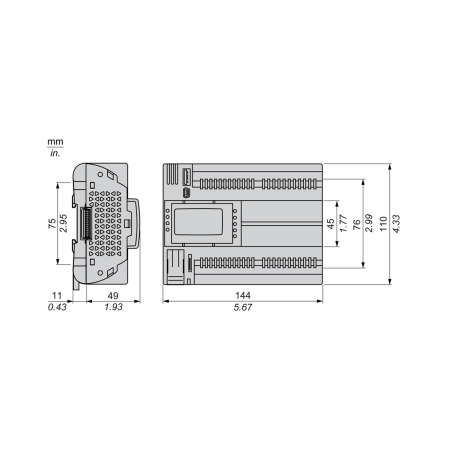 ПЛК М172 SE TM172PDG42RI M172 дисплей 42 I/O ETH 2 RS485 в интернет магазине Stels.kz