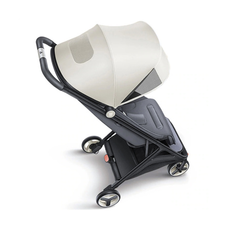 Детская коляска Qborn MITU Folding Baby Stroller Rice Gray в интернет магазине Stels.kz