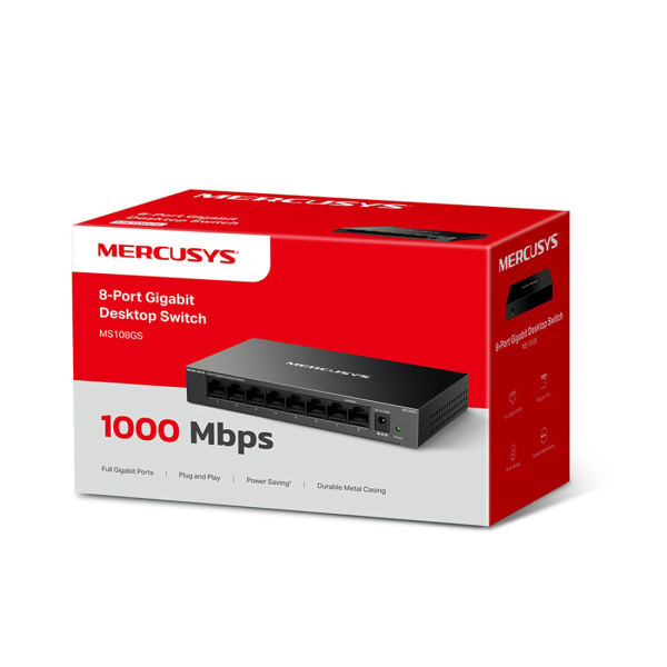 Купить не дорого Коммутатор Mercusys MS108GS в интернет магазине Stels.kz Коммутатор Mercusys MS108GS в интернет магазине Stels.kz