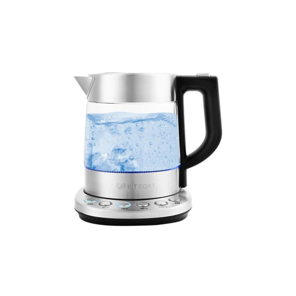Чайник электрический Kitfort KT-648 металл в интернет магазине Stels.kz