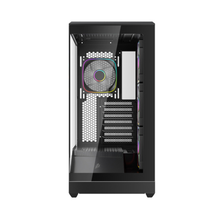 Компьютерный корпус 1STPLAYER FIREBASE GM7 Black без Б/П в интернет магазине Stels.kz