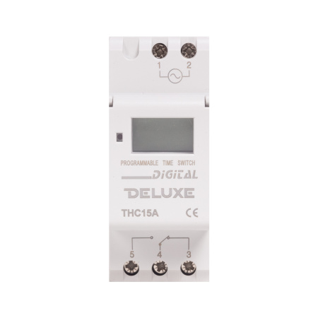 Таймер цифровой Deluxe THC15A AC 220V в интернет магазине Stels.kz