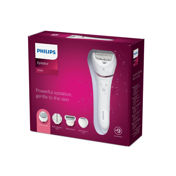 Купить не дорого Эпилятор Philips серии 8000 BRE740/10 для влажного и сухого бритья в интернет магазине Stels.kz Эпилятор Philips серии 8000 BRE740/10 для влажного и сухого бритья в интернет магазине Stels.kz