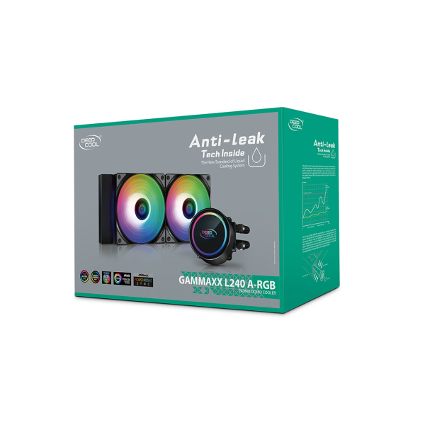 Кулер с водяным охлаждением Deepcool GAMMAXX L240 A-RGB в интернет магазине Stels.kz