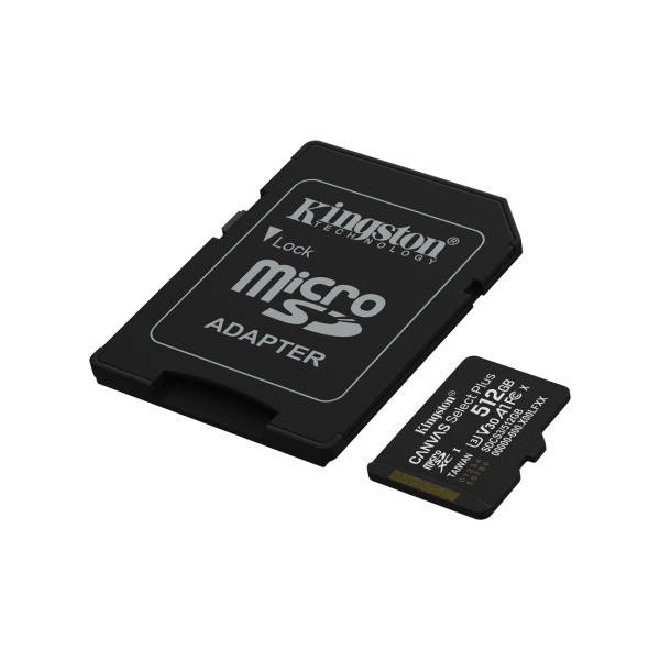 Купить не дорого Карта памяти Kingston SDCS3/512GB Canvas Select Plus A1 U3 V30 512GB в интернет магазине Stels.kz Карта памяти Kingston SDCS3/512GB Canvas Select Plus A1 U3 V30 512GB в интернет магазине Stels.kz