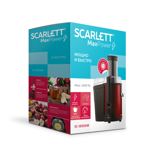 Купить не дорого Соковыжималка центробежная Scarlett SC-JE50S48 в интернет магазине Stels.kz Соковыжималка центробежная Scarlett SC-JE50S48 в интернет магазине Stels.kz