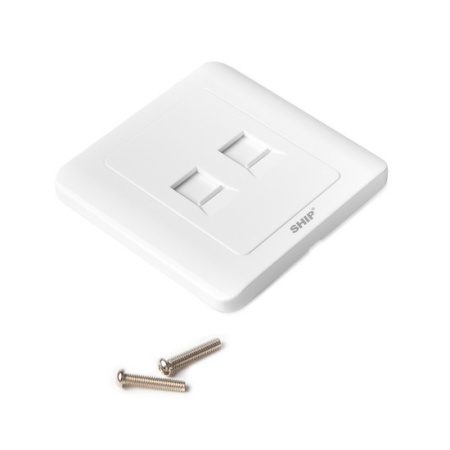 Лицевая панель телекоммуникационная Под 2 модуля SHIP A160-2А в интернет магазине Stels.kz