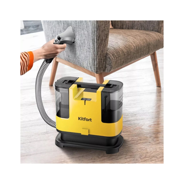 Купить не дорого Моющий пылесос Kitfort КТ-5162-3 черно-желтый в интернет магазине Stels.kz Моющий пылесос Kitfort КТ-5162-3 черно-желтый в интернет магазине Stels.kz