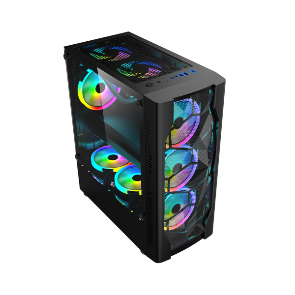 Компьютерный корпус 1STPLAYER DK-4 Black без Б/П в интернет магазине Stels.kz