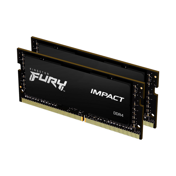 Комплект модулей памяти для ноутбука Kingston FURY Impact KF432S20IBK2/32 DDR4 32GB (Kit 2x16GB) Комплект модулей памяти для ноутбука Kingston FURY Impact KF432S20IBK2/32 DDR4 32GB (Kit 2x16GB)