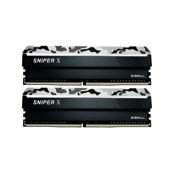 Комплект модулей памяти G.SKILL SniperX F4-2666C19D-16GSXW DDR4 16GB (Kit 2x8GB) 2666MHz в интернет магазине Stels.kz