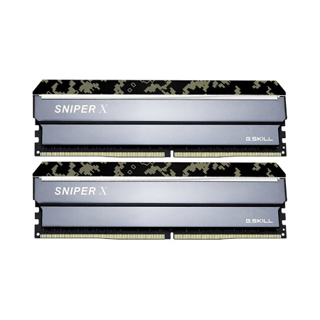 Комплект модулей памяти G.SKILL SniperX F4-3200C16D-16GSXKB DDR4 16GB (Kit 2x8GB) 3200MHz в интернет магазине Stels.kz