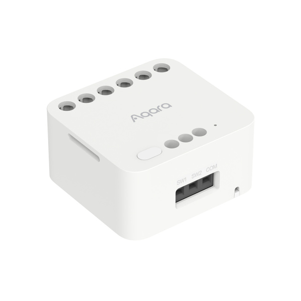 Реле двухканальное с сухим контактом Aqara Dual Relay Module T2 в интернет магазине Stels.kz