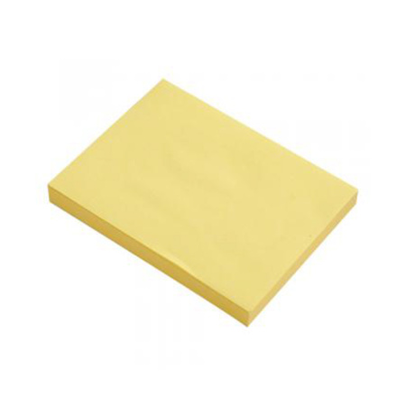 Стикеры бумажные самоклеющиеся Comix D5003, 76х101 мм., 100 л., упак./12 шт., жёлтый в интернет магазине Stels.kz