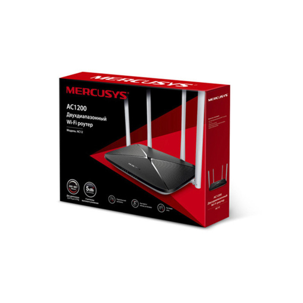 Маршрутизатор Mercusys AC12 в интернет магазине Stels.kz