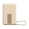 Портативный внешний аккумулятор Xiaomi Magnetic Power Bank 10000 with Built-in Stand Beige в интернет магазине Stels.kz