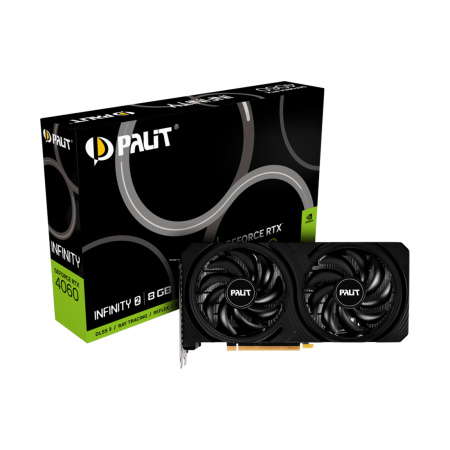 Видеокарта PALIT RTX4060 INFINITY 2 8G (NE64060019P1-1070L) в интернет магазине Stels.kz