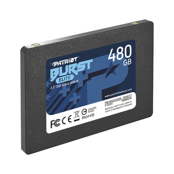 Купить не дорого Твердотельный накопитель SSD Patriot Burst Elite 480GB SATA в интернет магазине Stels.kz Твердотельный накопитель SSD Patriot Burst Elite 480GB SATA в интернет магазине Stels.kz