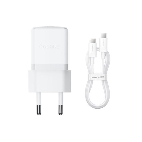 Адаптер питания Baseus Palm 1C 30W White ( в комлпекте кабель Type-c ) (P10111605213-01) в интернет магазине Stels.kz