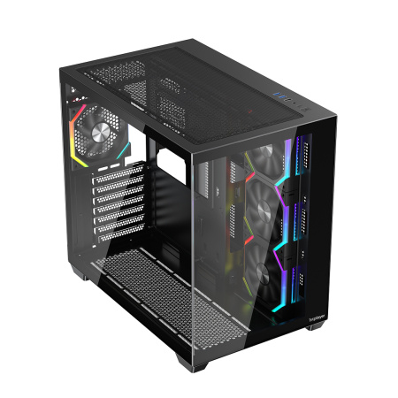 Компьютерный корпус 1STPLAYER BV7 Black без Б/П в интернет магазине Stels.kz