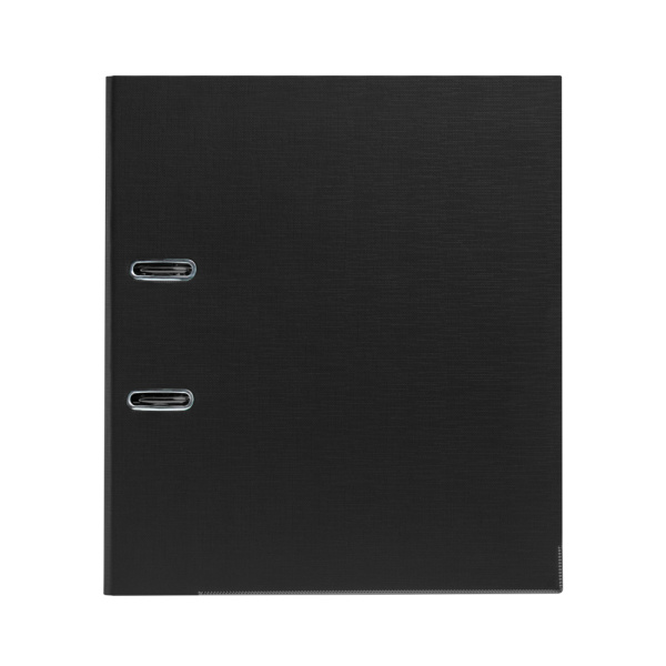 Папка-регистратор Deluxe с арочным механизмом, Office 3-BK19 (3" BLACK), А4, 70 мм, чёрный в интернет магазине Stels.kz