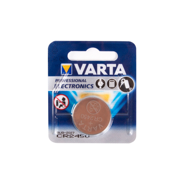 Батарейка VARTA Professional Electronics CR2450 3V 1 шт в блистере в интернет магазине Stels.kz