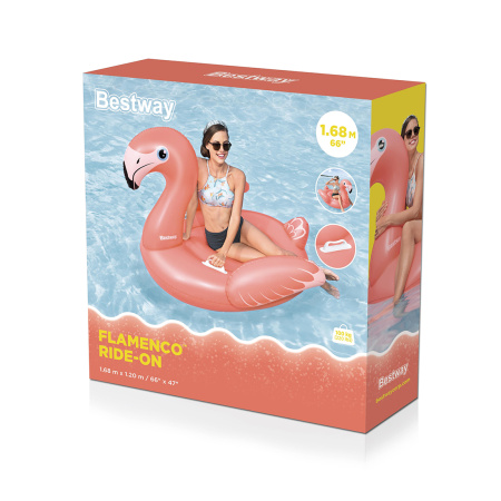 Надувная игрушка Bestway 41526 в форме фламинго для плавания в интернет магазине Stels.kz