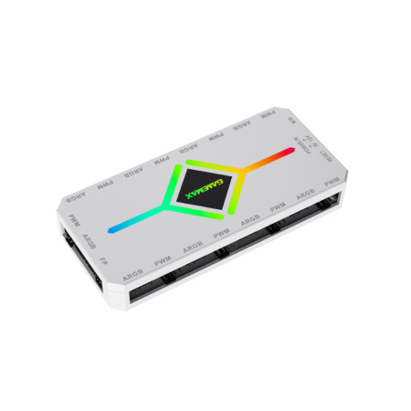 Контроллер подсветки Gamemax V4.0 ARGB+PWM HUB WH (12В) в интернет магазине Stels.kz