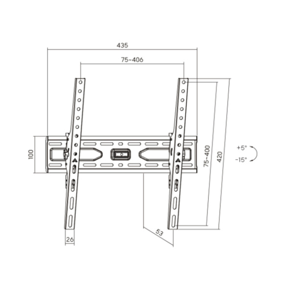 Кронштейн XG WA-3275T для ТВ и мониторов, 32"-75"
