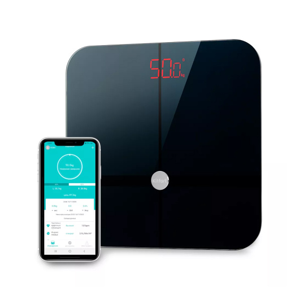 Купить не дорого Весы Kitfort КТ-807 чёрный в интернет магазине Stels.kz Весы Kitfort КТ-807 чёрный в интернет магазине Stels.kz