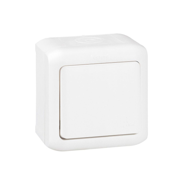 Выключатель Legrand Forix 10A 250В IP44 накладной белый Выключатель Legrand Forix 10A 250В IP44 накладной белый