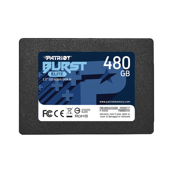Твердотельный накопитель SSD Patriot Burst Elite 480GB SATA Твердотельный накопитель SSD Patriot Burst Elite 480GB SATA