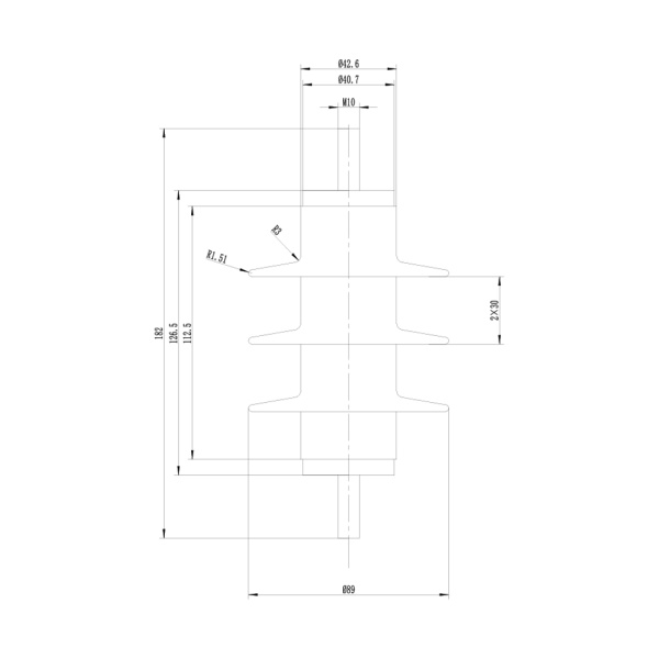 Ограничитель перенапряжения Deluxe HY5WS-10/30 6000 В в интернет магазине Stels.kz