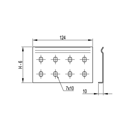 Соединитель усиленный горизонтальный GTO 80L DKC в интернет магазине Stels.kz