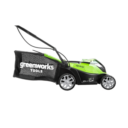 Газонокосилка аккумуляторная Greenworks 2501907UA 40V 35 см c 1хАКБ 2 Ач и ЗУ в интернет магазине Stels.kz