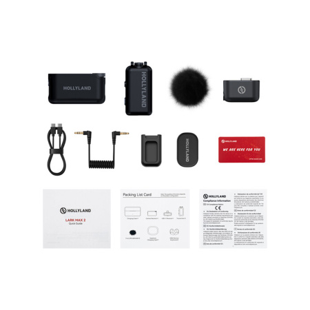 Петличный микрофон Hollyland Lark MAX 2 Solo Серый в интернет магазине Stels.kz