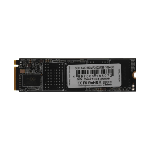 Твердотельный накопитель SSD AMD Radeon R3MP30512G8 512GB M.2 NVMe PCIe 3.0x4 Твердотельный накопитель SSD AMD Radeon R3MP30512G8 512GB M.2 NVMe PCIe 3.0x4