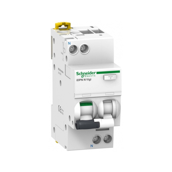 Дифференциальный автоматический выключатель SE A9D31610 Acti9 1P+N 10 А C 30 мА тип AC 6 кА Дифференциальный автоматический выключатель SE A9D31610 Acti9 1P+N 10 А C 30 мА тип AC 6 кА