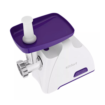 Мясорубка Kitfort КТ-2112-1 бело-синяя в интернет магазине Stels.kz